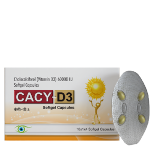 Cacy D3 Soft Gels