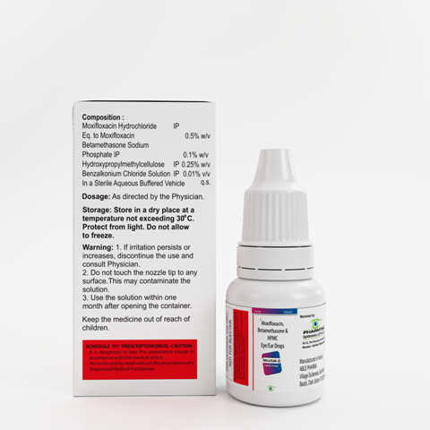 MOXITAK-ß EYE/EAR DROPS (ANTI BACTERIALS WITH STEROID) - Image 2
